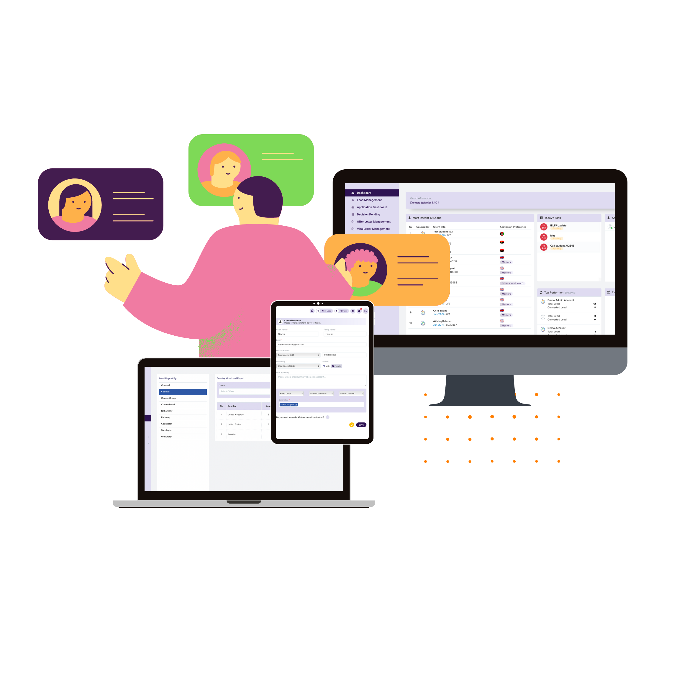 Student Recruitment Made <span class="text-orange">Smarter</span>